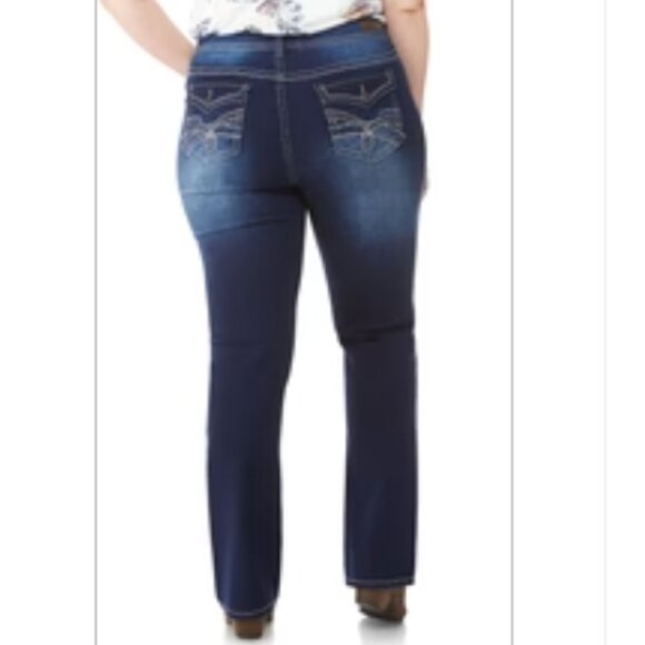 WallFlower Plus InstaStretch® Legendary Classic Fit Bootcut Jeans Sz 16 - Picture 3 of 9